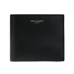<strong>サンローラン</strong>パリ SAINT LAURENT PARIS 財布 メンズ <strong>二つ折り財布</strong> ブラック CLASSIC SAINT LAURENT EAST/WEST WALLET WITH COIN PURSE 396303 BTY0N 1000 BLACK【2024SS】