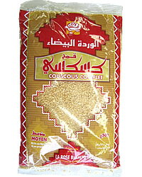 クスクス　全粒粉使用（中粒）500g Couscous Moyen Complet/Middle Grain Whole wheat (Tunisia)