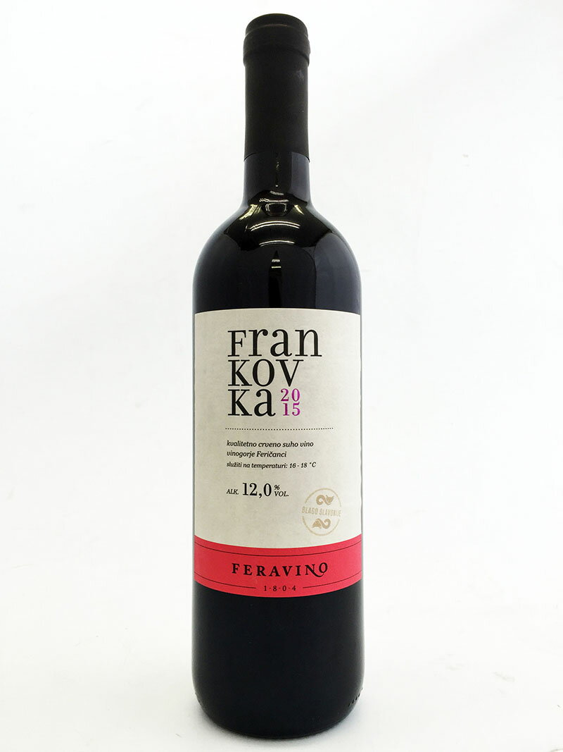 【クロアチアワイン】フランコフカ 2009(赤・重口） Frankovka (Feravino, Red Wine, Croatia)