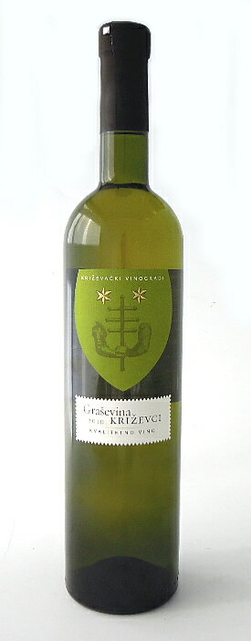 【クロアチアワイン】グラシェヴィーナ　クリジェヴィツィ 2010(白・辛口） Grasevina Krizevci (Badel, White wine, Croatia)クロアチアから、お手頃価格の美味しいワイン届きました！