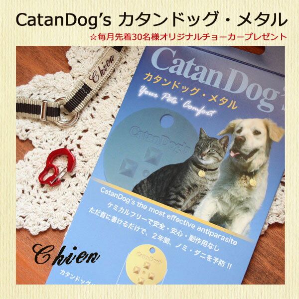 予約受付中！カタンドッグメタル☆Chienオリジナルチョーカーつき！ポイント10倍！【防虫…...:chien-doggoods:10000205