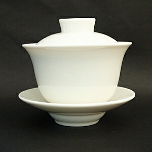 茶器蓋碗　白磁・大　風清堂...:chinatea:10006659