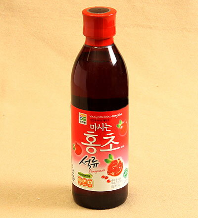 【AneCan11月号掲載店】500ml 飲む紅酢「ホンチョ」（ザクロ）【紅酢】【ザクロ】 【05P23Jul12】知る人ぞ知る「ホンチョ」。韓国では発売2ヶ月間で10億ウォンを売り上げた商品です。ザクロ味