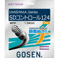 【取寄品】 ゴーセンSDコントロール124 SDCONTROL 124 SS721テニス ラケット 軟式 GOSEN ゆうパケット対応の画像