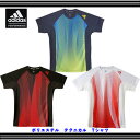【在庫品】 アディダス バドミントンウエアポリエステル テクニカル TシャツadiCTSM03 ゆうパケット対応バドミントン ラケットスポーツTシャツ ゲームシャツ男女兼用 adidas 特ウエア 【P12Sep3224】