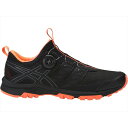 【在庫品】 アシックスゲルフジラド GEL-FujiRadoブラック×カーボン×ホットオレンジT7F2N-9097トレイル ランニング シューズASICS 2017年秋冬モデル