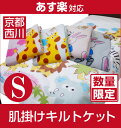 京都西川肌掛けキルトケット〔シングル〕/合繊掛け布団/サラッと快適洗濯OK!〔4DN4611・4DN4612〕【数量限定】【05P06jul13】【RCP】【HLS_DU】