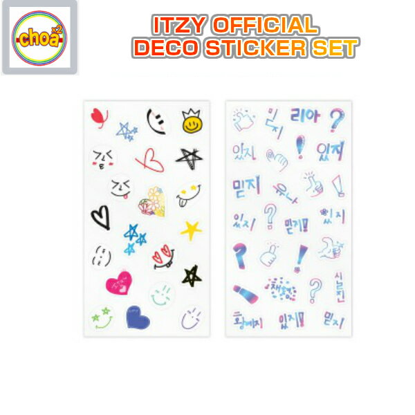 ITZY DECO STICKER SET　[LIGHT RING POP-UP MD 2ND] イッチ pop up<strong>公式</strong> イッジ イェジ チェリョン リュジン リア ユナ オフィシャル <strong>公式</strong>グッズ