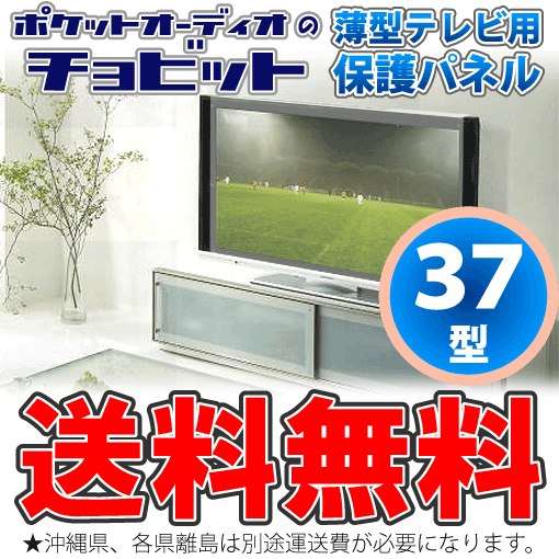 【特価設定中！】液晶テレビ保護パネル ★37型・37インチ用★大切なテレビ画面の保護に子供やネコのイタズラによるキズ防止します！【テレビ画面 プロテクター】【液晶テレビ 保護】