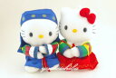 韓国限定ハローキティ セットンチョゴリペアぬいぐるみ■character-7-s【ギフト】【お土産】【ウェルカムベア】【結婚祝】