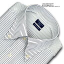 【CHOYA SHIRT FACTORY】 日清紡アポロコット長袖・綿100%・形態安定・ピンストライプ・ボタンダウンシャツCHOYAシャツ/ドレスシャツ/ワイシャツ/Yシャツ/ビジネスシャツ/メンズ(cfd922-455)