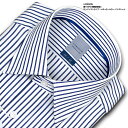 LORDSON 長袖 ワイシャツ メンズ 綿100% 形態安定加工 吸水素材 標準体 ロンドンストラ...