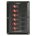BLUE SEA SYSTEMS サーキットブレーカーパネル 6連スイッチ 【メーカー品番:32103】