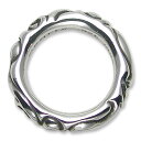 【CHROME HEARTS クロムハーツ RING リング】スクロールバンドリング【送料無料】