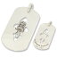 CHROME HEARTS(Nn[c)FFleur Dagger Dog Tag/Large(tA_K[hbO^O/[W)