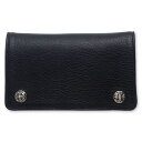 CHROME HEARTS(クロムハーツ):1 ZIP Wallet/Leather w/Cross Button(1ジップウォレット/レザーw/クロスボタン)
