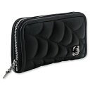【STANLEY GUESS スタンリーゲス Wallet ウォレット】ラウンドジップウォレット/スパイダーウェブスキルト/エックスw/ラージスカル【送料無料】