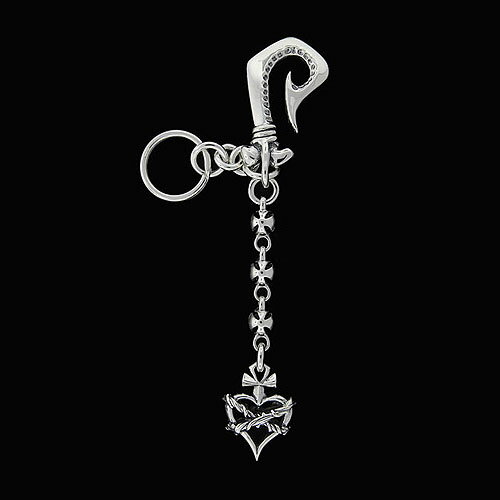 TRAVIS WALKER/DOUBLE CROSS(gBX[J[/_uNX)FFish Hook w/3 Cross Balls&Sacred Heart Key Chain(tBbVtbNw/3NX{[YZCNbhn[gL[`F[)
