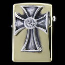 TRAVIS WALKER/DOUBLE CROSS(gBX[J[/_uNX)FBrass Zippo w/TW Crusader Cross(uXWb|w/TWNZC_[NX)