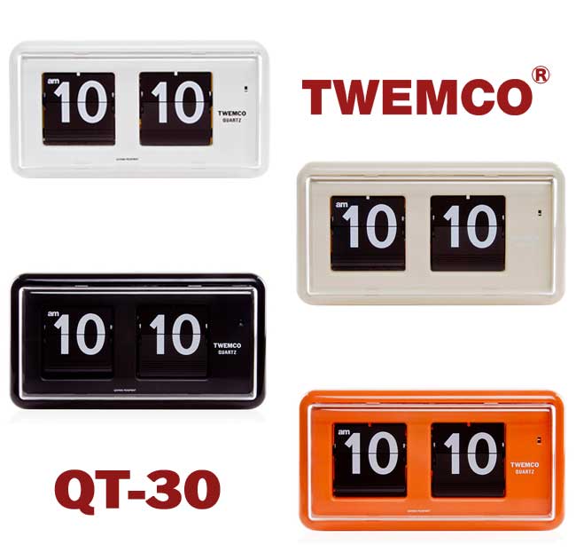 ★TWEMCO トゥエンコ　QT-30 インテリアクロック 【あす楽対応】【送料無料】【ギ…...:chronoworld:10000578