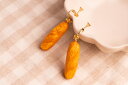 イヤリング アクセサリー フランスパン 食品サンプル グッズ ハンドメイド