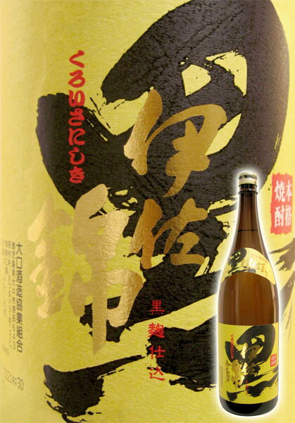 大口酒造 本格芋焼酎　黒伊佐錦　1.8L 