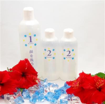 顔を洗う水　チュラサン2・250mlx2本＋チュラサン1・500ml + B 10P17Aug12【代引手数料無料！】送料無料！オマケ付き！南の島の美人力♪