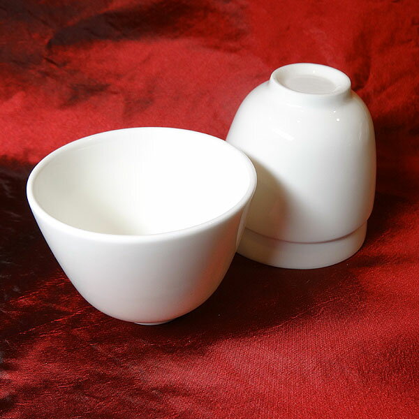 白中華　湯呑茶碗　10個（中華食器/湯呑み/湯飲み/シンプル/セット）...:chuukanotobira:10001504