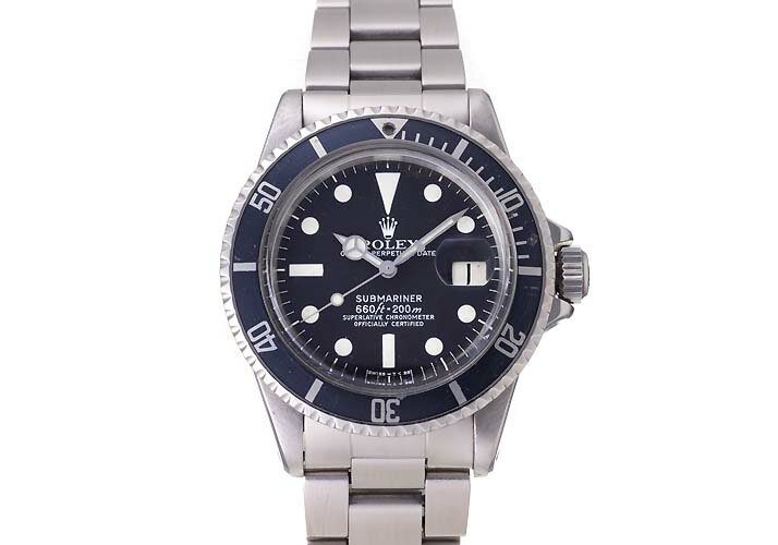 【アンティーク】ロレックス　サブマリーナ　デイト　Ref.1680　縁無ダイアル　1978年(ROLEX SUBMARINER DATE Ref.1680 NO SURROUNDS ON MARKER Ca.1978)【中古】