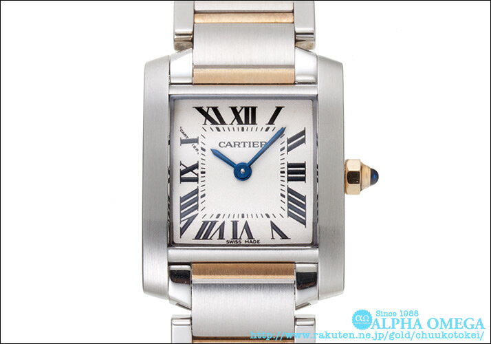 【中古】カルティエ　タンク　フランセーズ　Ref.W51007Q4　SM　SS/YG　2009年(CARTIER TANK FRANCAISERef.W51007Q4 SM SS/YG Ca.2009)