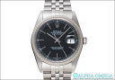 ロレックス　デイトジャスト　Ref.16234　ブラックダイアル　2002年(ROLEX DATEJUST Ref.16234 BLACK DIAL Ca.2002)