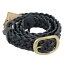 KAMINARI K-GLS02BK Braided Leather Strap