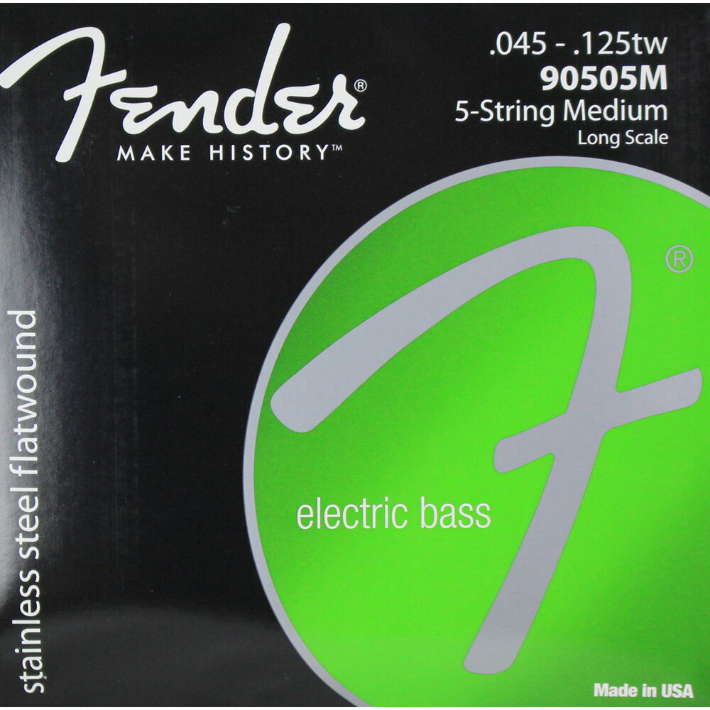 Fender Bass Strings Stainless Steel Flatwound…...:chuya-online:10134695