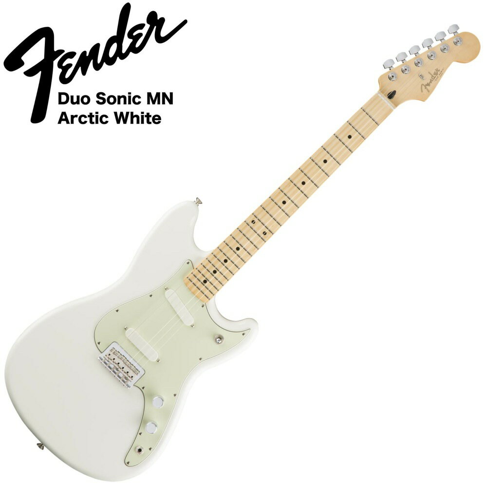 Fender Duo Sonic MN Arctic White エレキギター...:chuya-online:10145743