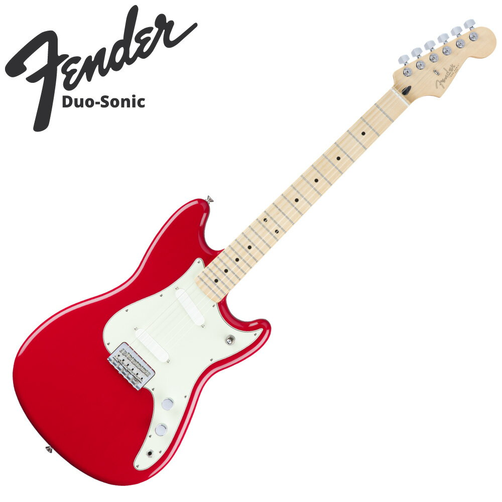 Fender Duo Sonic MN Torino Red エレキギター...:chuya-online:10145793