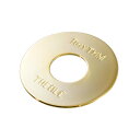 ALLPARTS HARDWARE 6549 Gold Metal Rhythm Treble Ring トグルスイッチプレート