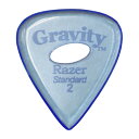 GRAVITY GUITAR PICKS Razer -Standard Elipse Grip Hole- GRAS2PE 2.0mm Blue ¥®¥¿¡¼¥Ô¥Ã¥¯