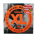 D'Addario EXL110-3DBP 【数量限定】 お得な3セットボーナスパック 10-46 エレキギタ