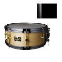 CANOPUS M-1455 The Maple Solid Black LQ マット ラッカーフィニッシュ スネアドラム