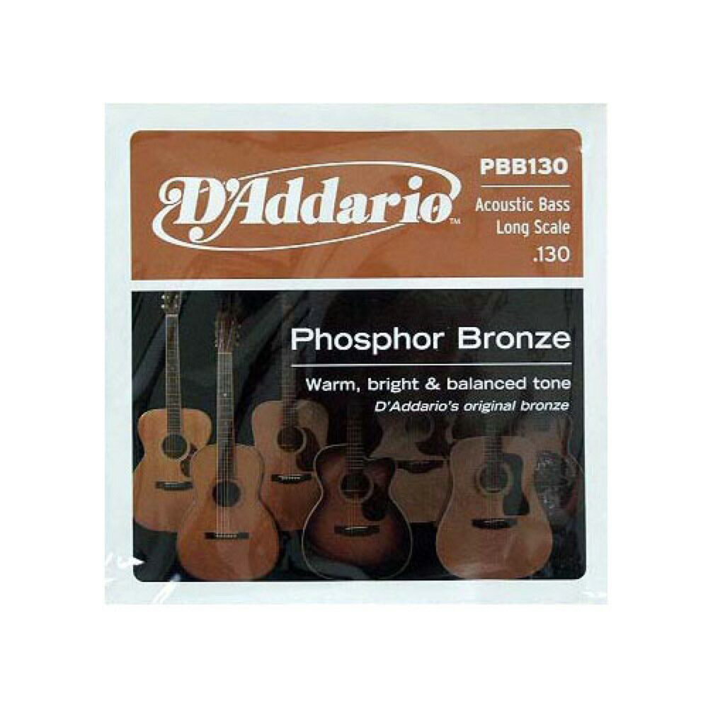 D'Addario PBB130 アコースティックベース用 バラ弦...:chuya-online:10024730