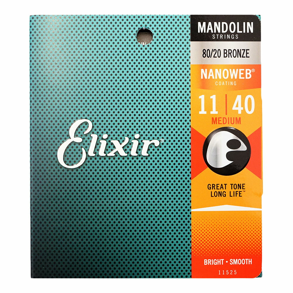 ELIXIR 11525/Mandolin Strings/Medium マンドリン弦...:chuya-online:10072848