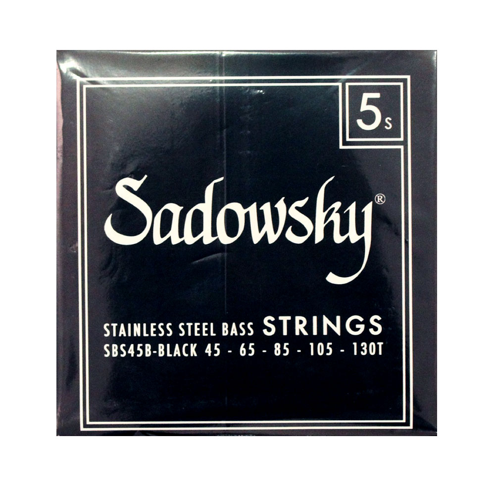 SADOWSKY SBS45B Black ブラックラベル 5弦ベース弦...:chuya-online:10090143