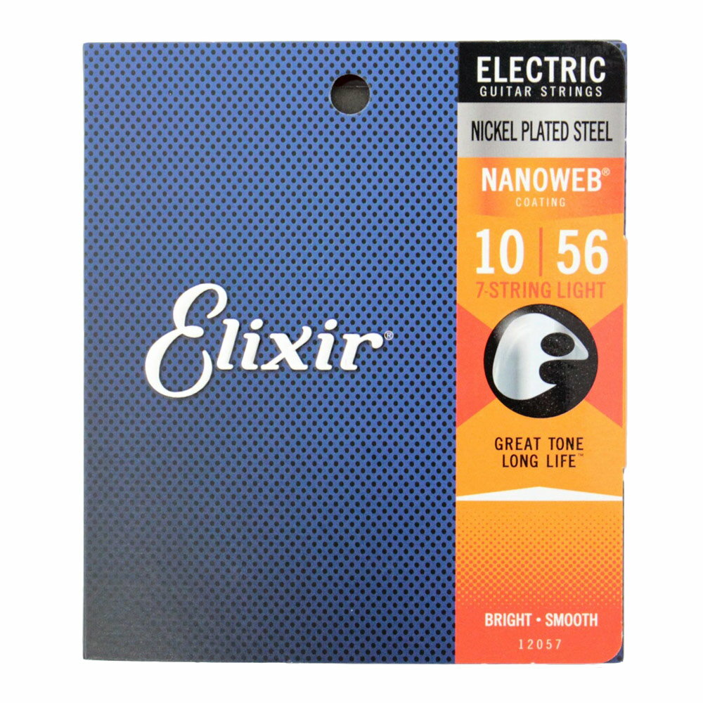 ELIXIR 12057 NANOWEB Light 10-56 7弦エレキギター弦...:chuya-online:10081304