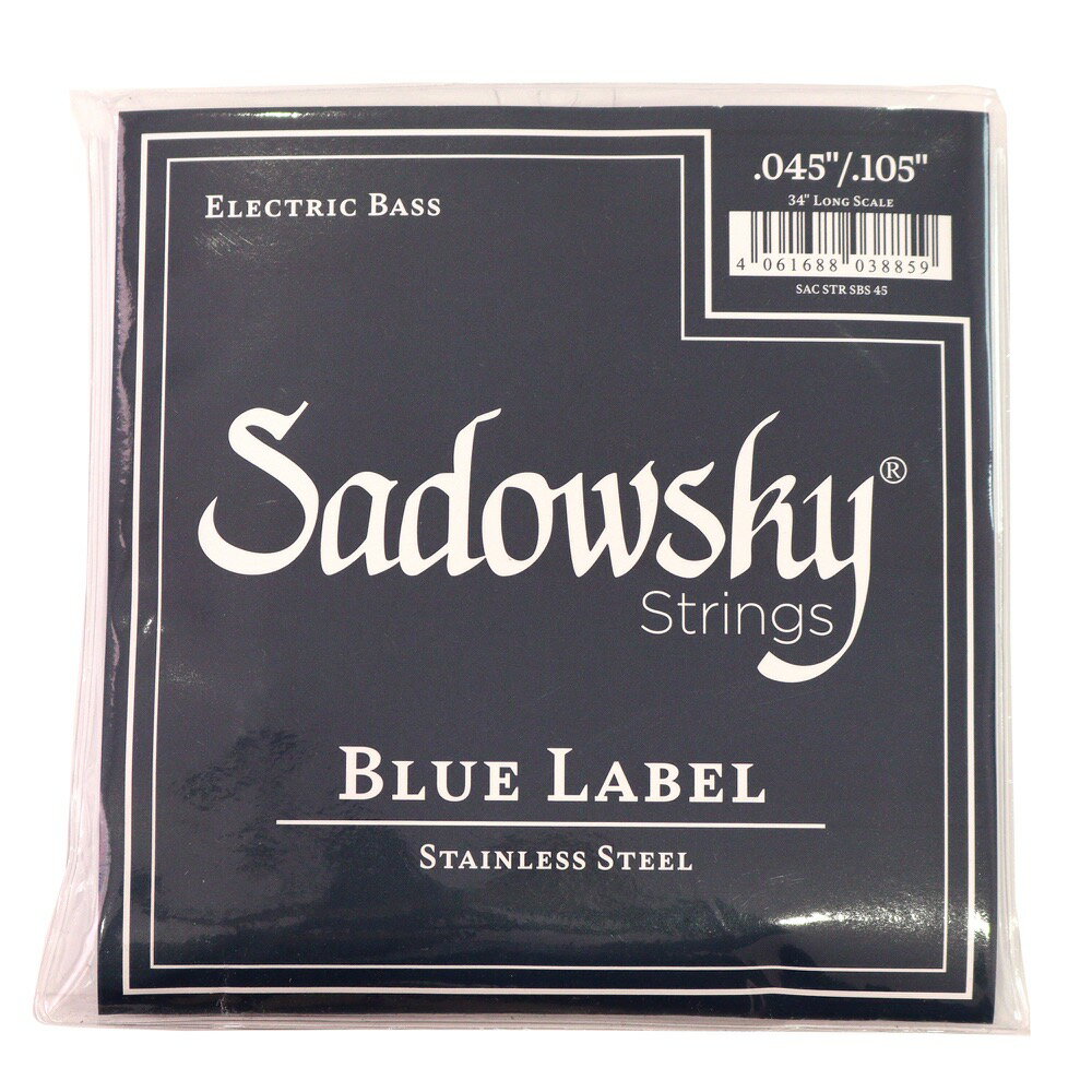 SADOWSKY SBS45 Blue ブルーラベル ステンレススチール エレキベース弦...:chuya-online:10097071