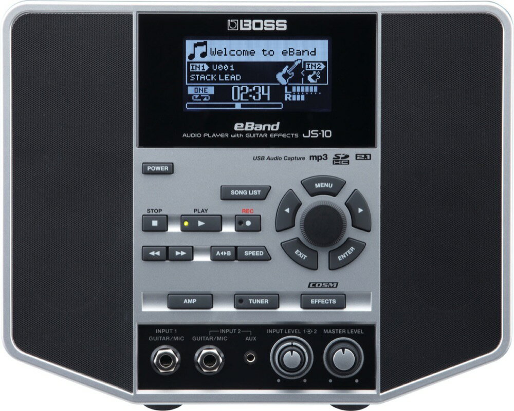 BOSS eBand JS-10 オーディオプレイヤー with ギターエフェクター...:chuya-online:10085480