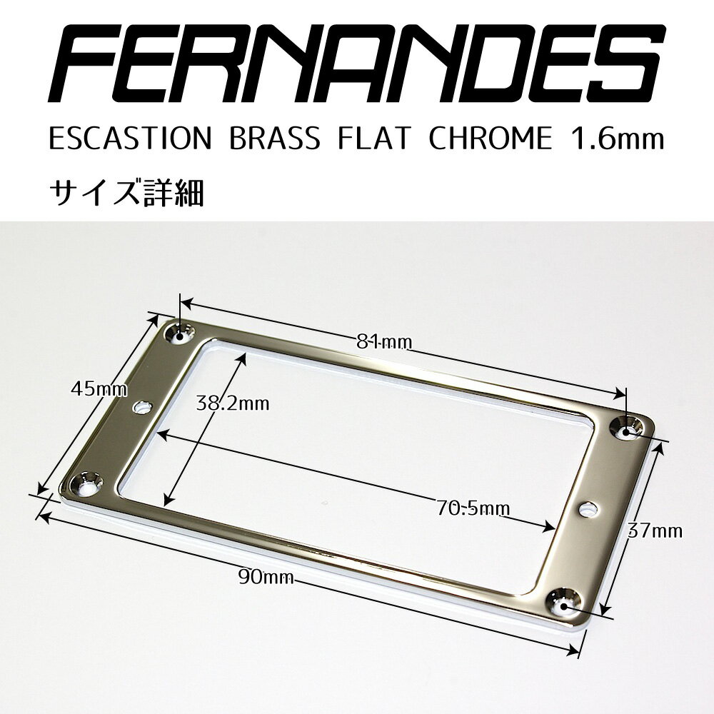 FERNANDES ESCASTION BRASS FLAT CHROME 1.6mm...:chuya-online:10128076