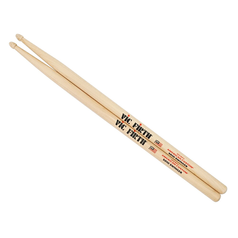 VIC FIRTH VIC-SD10 Swinger×12SET ドラムスティック...:chuya-online:10109477