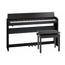ROLAND F-140R CB 電子ピアノ 高低自在イス付...