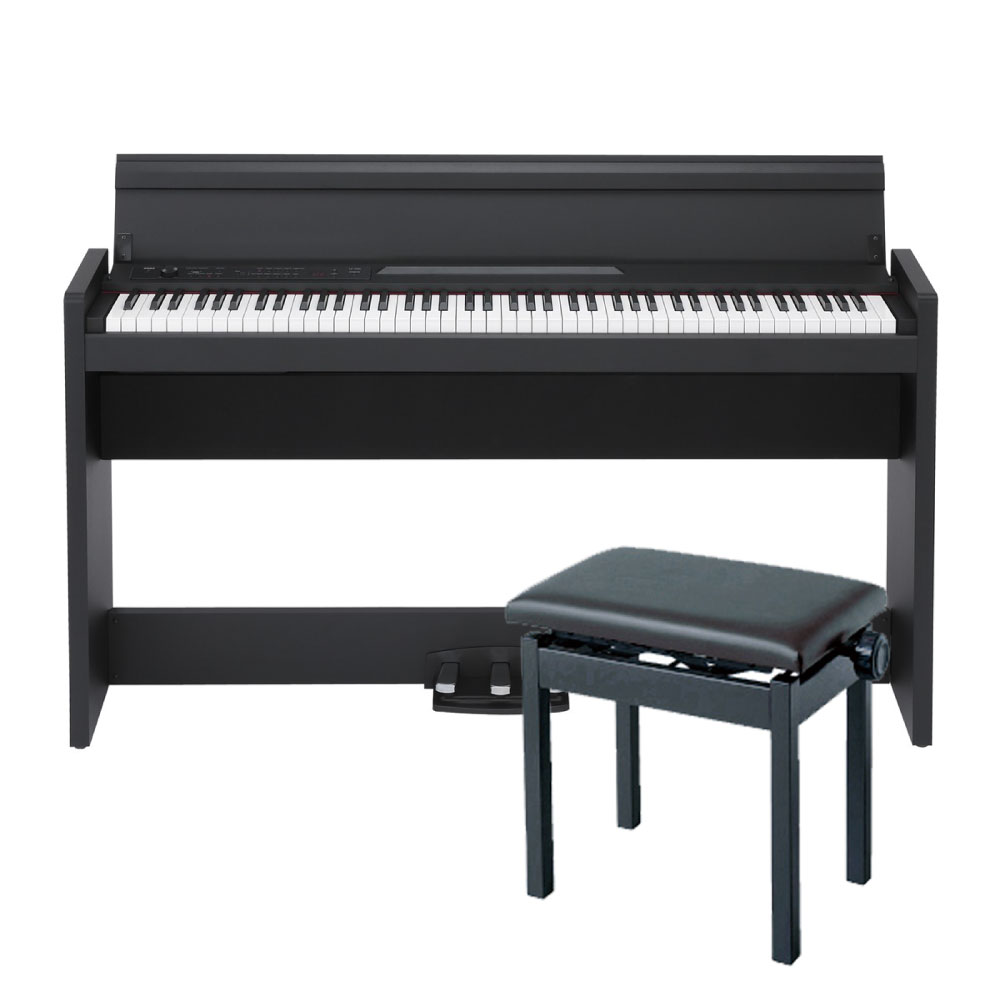 KORG LP-380 BK 高低自在イス付きセット 電子ピアノ