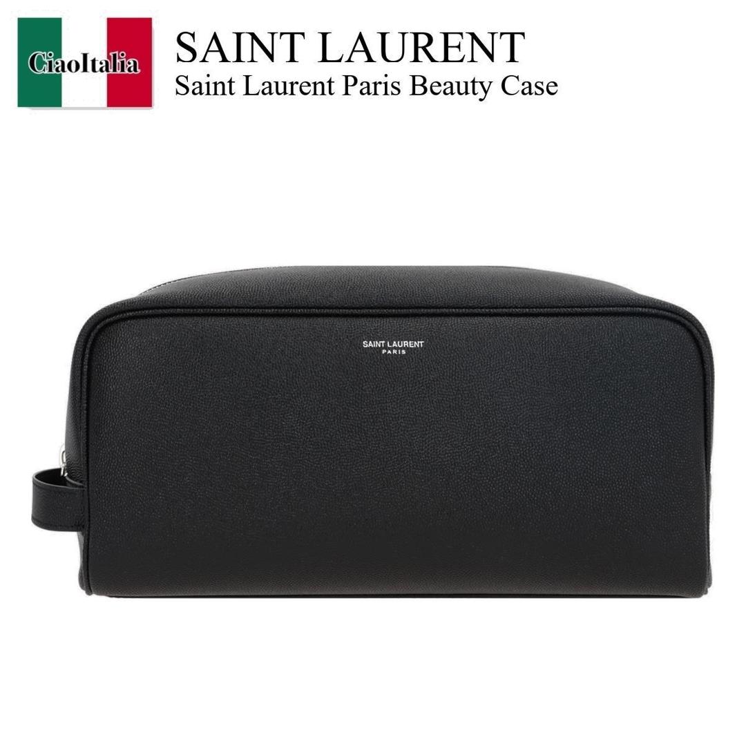 【数量限定・在庫限り・早い者勝ち！】 サンローラン / かばん / カバン / Saint Laurent Saint Laurent Paris Beauty Case / 609347 1GF0N / 609347 1GF0N 1000 / 6093471GF0N / 6093471GF0N1000 / クラッチバッグ